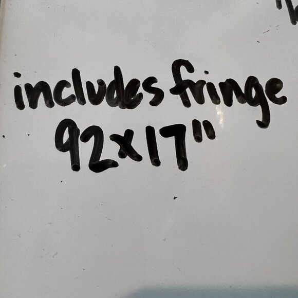 Lucky Brand Fringed Long Scarf Fall Winter Warm Cozy gray - Picture 7 of 7